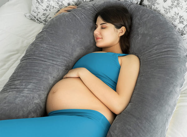 Coussin de grossesse douillet Queen Rose