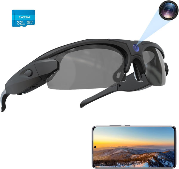 Lunettes de soleil intelligentes avec caméra UV