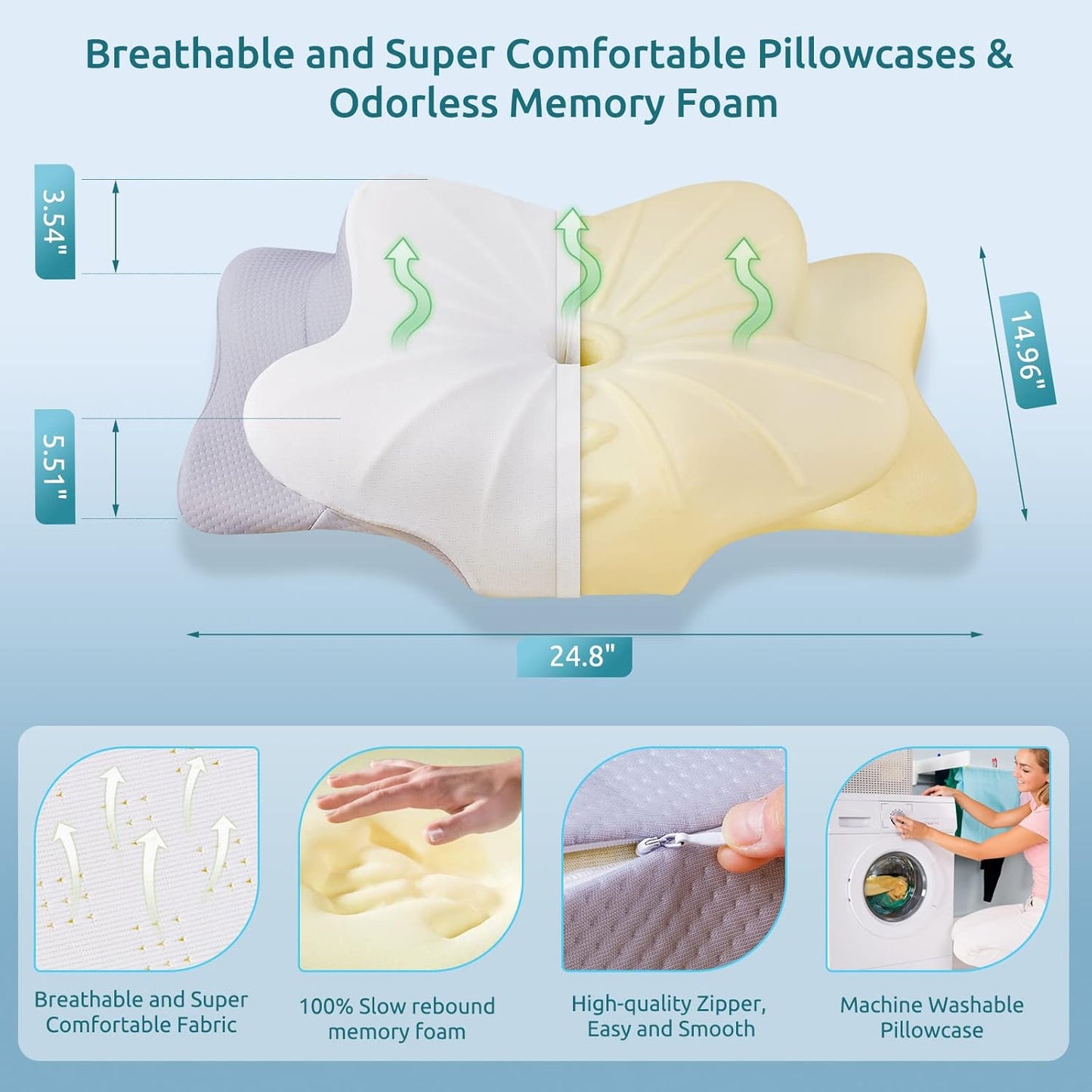 Oreiller cervical DreamComfort