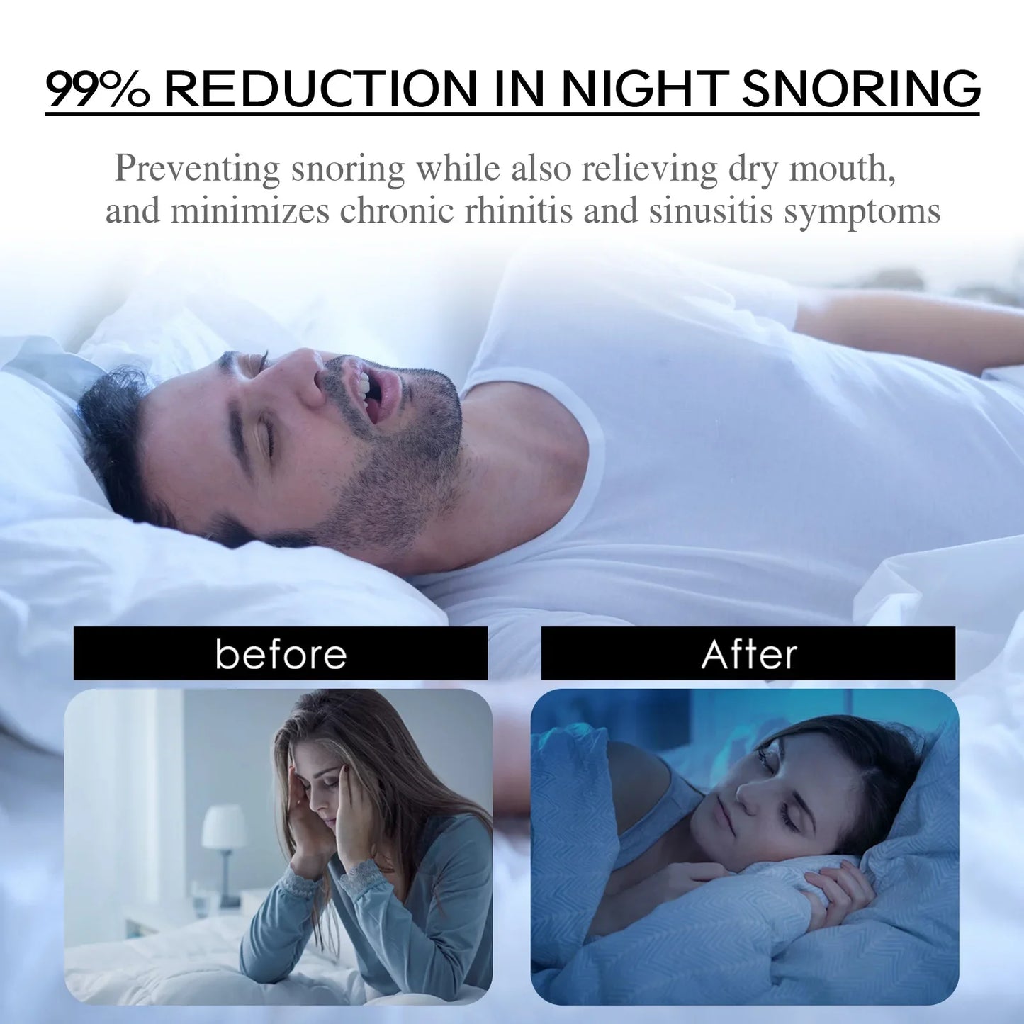 Patchs anti-ronflement pour une nuit paisible