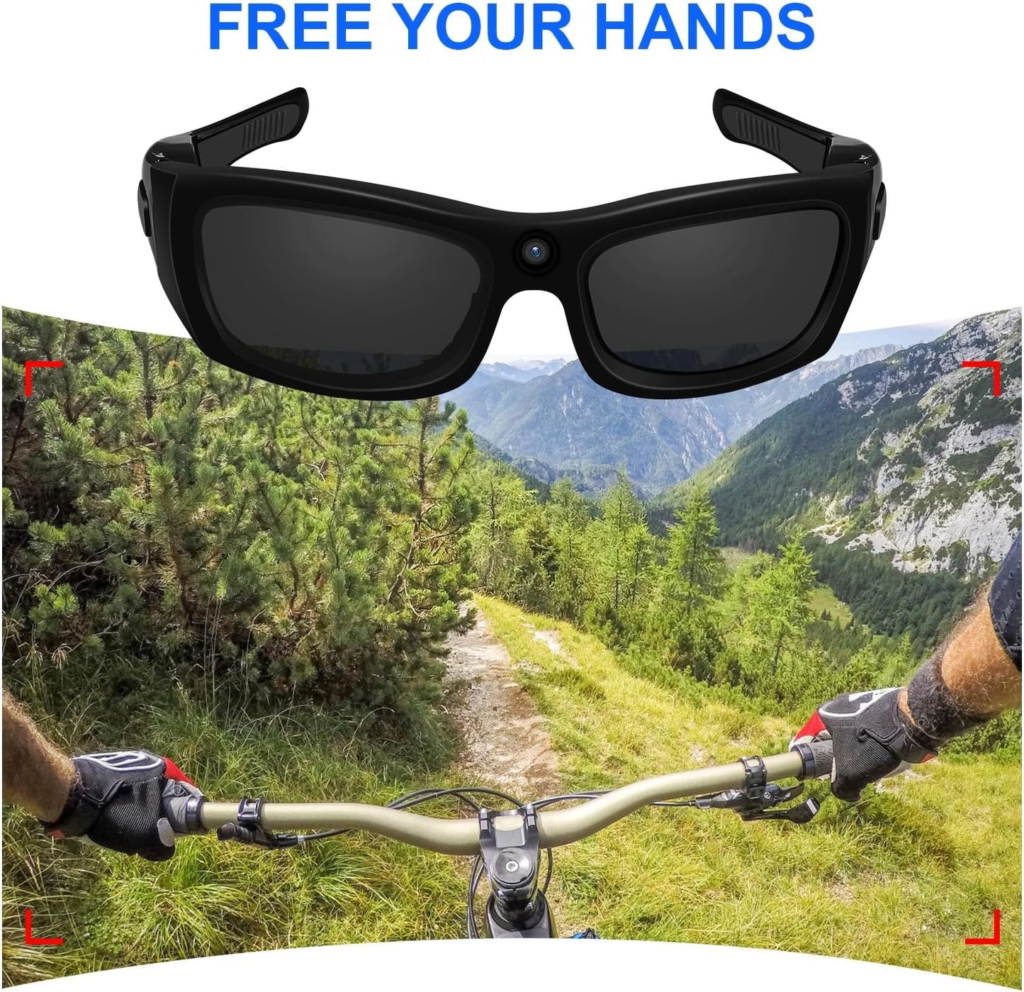 Lunettes de soleil intelligentes avec caméra