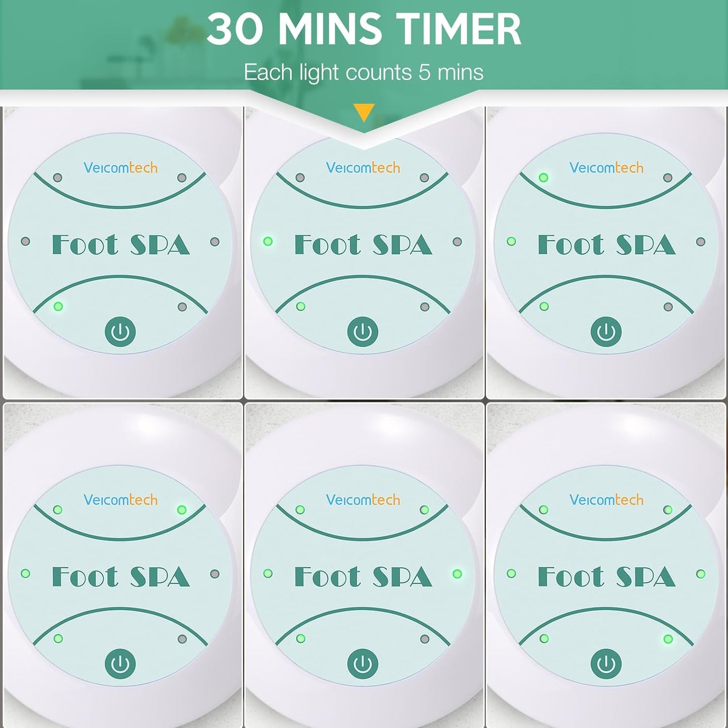 Spa détoxifiant pour les pieds Revitalize