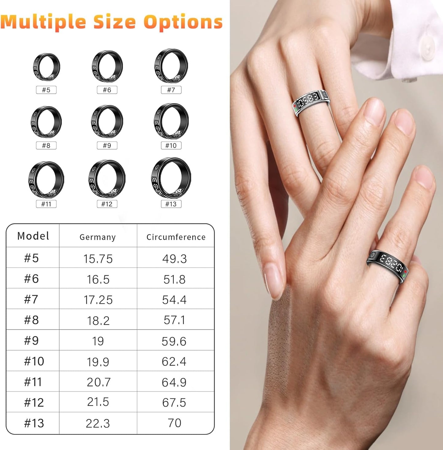 Bague de santé SmartFit