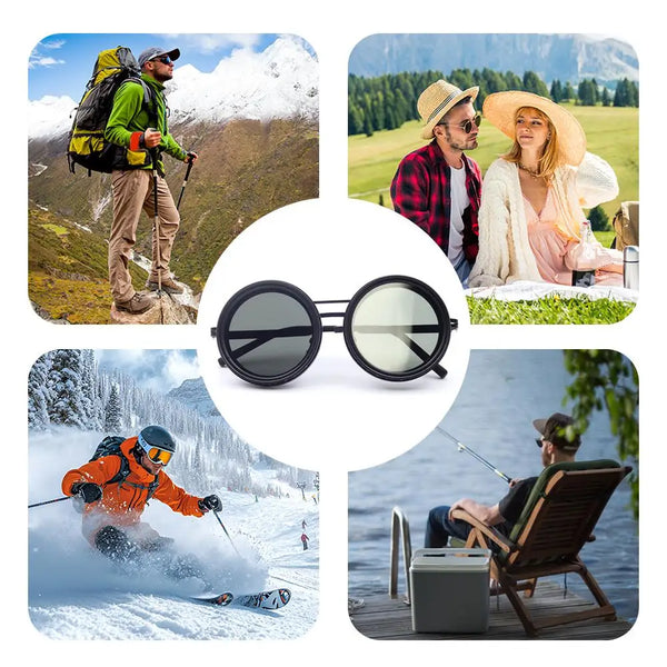 Lunettes de soleil de pêche polarisées vintage