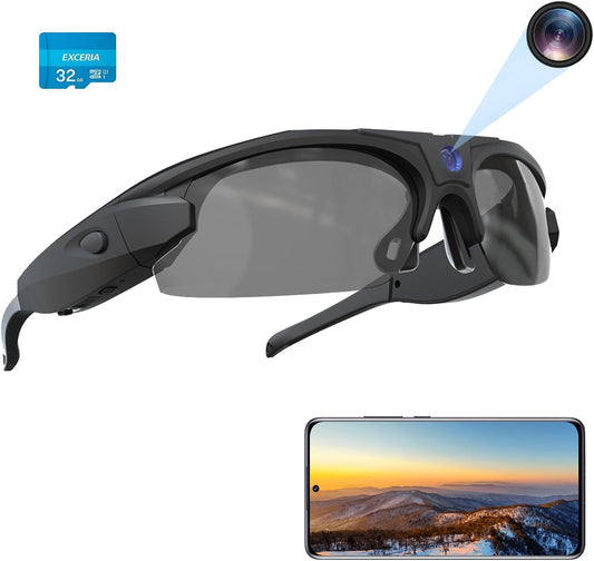 Lunettes de soleil intelligentes avec caméra UV
