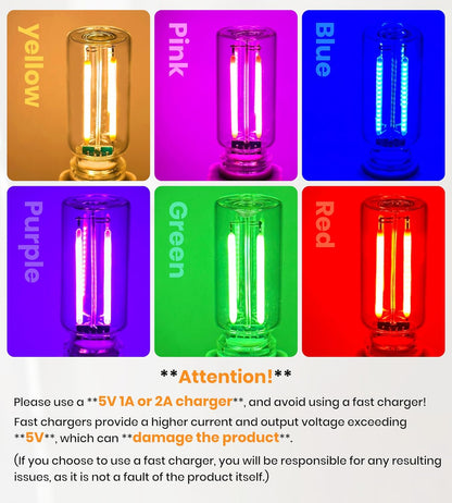 Lampe USB rétro