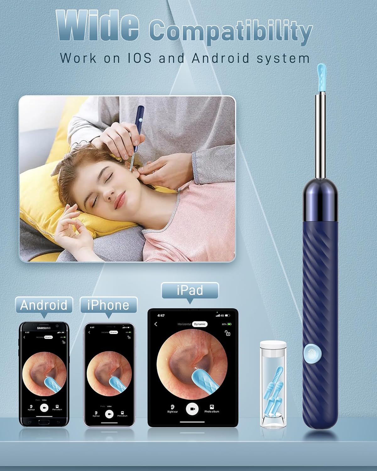 Kit de nettoyage d'oreilles intelligent